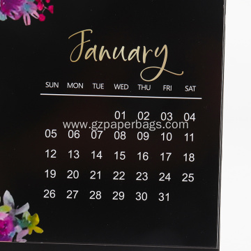 Personalized Desk Calendar Table Stand